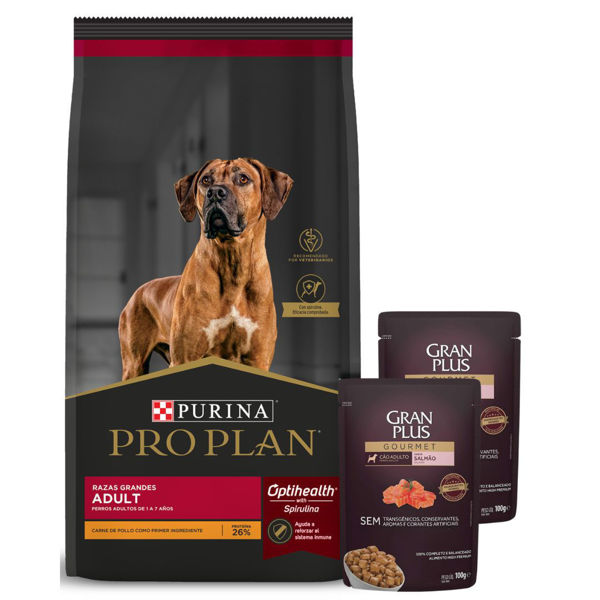 Imagen de Alimento PROPLAN Perro Adulto Raza Grande 15 kg + Regalo