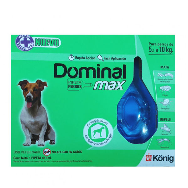 Imagen de Pipeta Antipulgas DOMINAL MAX Perro 5 a 10 kg