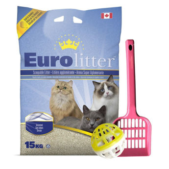 Imagen de Arena Sanitaria Eurolitter 15 kg + Regalo