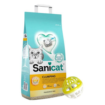 Imagen de Arena Sanitaria SaniCat Aglomerante 5 kg + Regalo