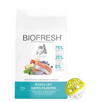 Imagen de Alimento BIOFRESH Gato Cachorro Salmón 1,5 kg + Regalo