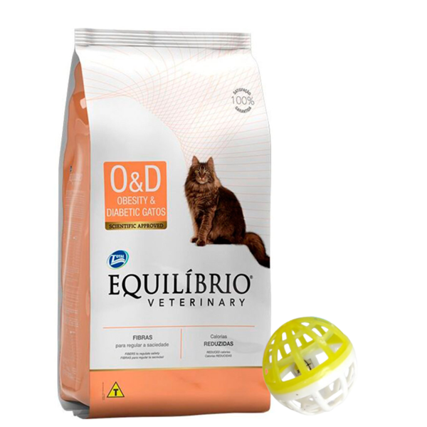 Imagen de Alimento EQUILIBRIO Gato Obesity y Diabetic 2 kg + Regalo