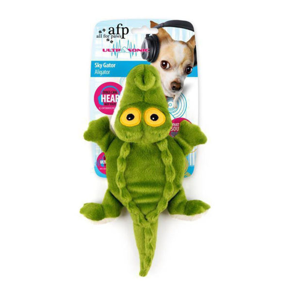 Imagen de Juguete Para Perro AFP Cocodrilo Ultrasonic - Sky Gator