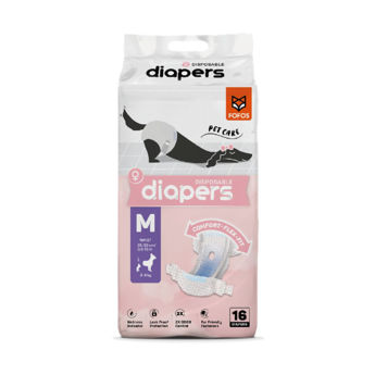 Imagen de Pañales Para Perro FOFOS Diapers Hembra Talle M - 16 Unidades