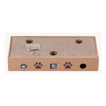 Imagen de Juguete Para Gato PAWISE Rascador 2 En 1 Con Pelotas