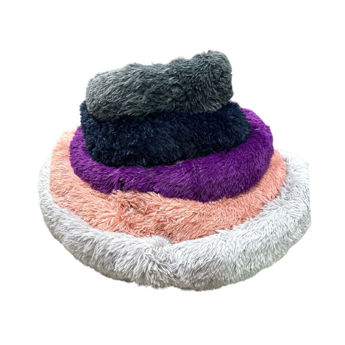 Imagen de Cama Para Mascotas LILI MASCOTA Redonda Pelos 80 cm Talle XL