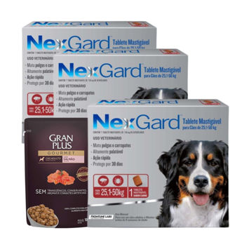 Imagen de Antipulgas y Garrapatas NEXGARD 25 a 50 Kg - 3 Comprimidos