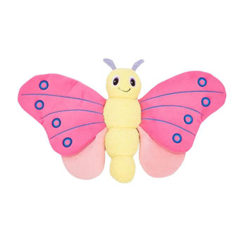 Imagen de Juguete Para Perro FOFOS Peluche Mariposa Rosa