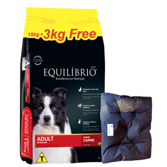 Imagen de Alimento EQUILIBRIO Perro Adulto Sabor Carne Todas las Razas 15 + 3 kg + Regalo