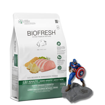 Imagen de Alimento BIOFRESH Perro Adulto Raza Grande Sabor Cerdo y Ananá 15kg + Regalo