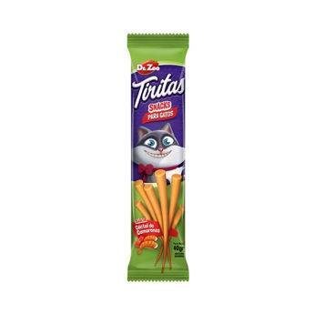 Imagen de Snack Para Gato DRZOO Tiritas Cóctel Camarones 40gr - 1 Unidad