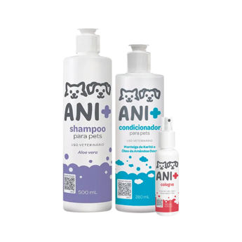 Imagen de Kit Para Baño ANI+ Shampoo Acondicionador y Colonia