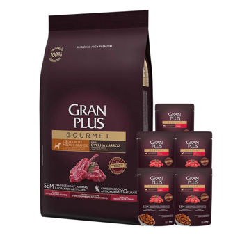 Imagen de Alimento GRANPLUS Perro Cachorro Raza Mediana y Grande Sabor Cordero y Arroz 15 kg + Regalo