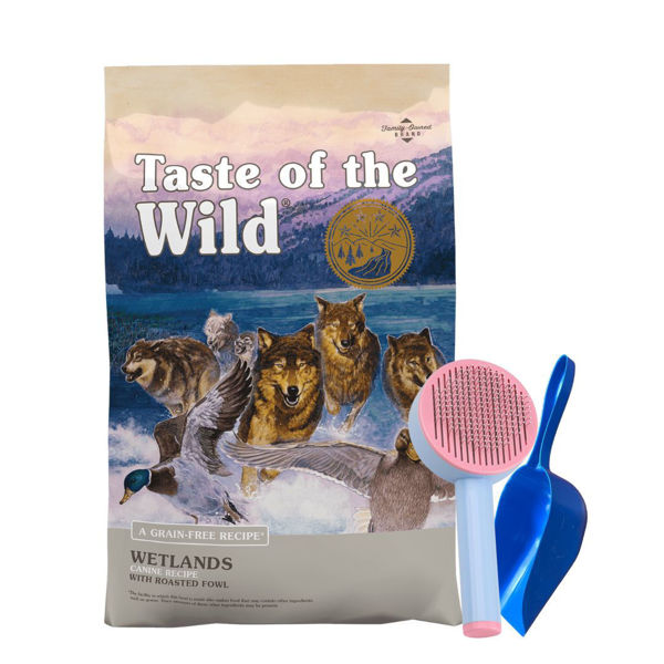 Imagen de Alimento TASTE OF THE WILD Wetlands (Grain Free) Perro Adulto Todas las Razas Sabor Aves Asadas 12,2 kg + Regalo