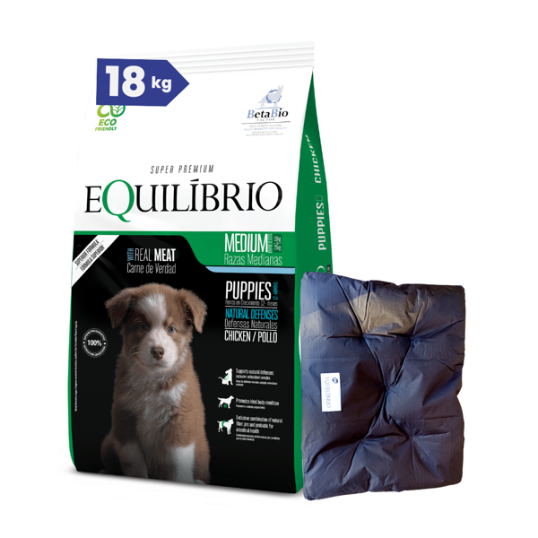 Imagen de Alimento EQUILIBRIO Perro Cachorro Todas las Razas 15 + 3 kg + Regalo