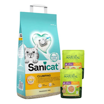 Imagen de Arena Sanitaria SaniCat Aglomerante 12 kg + Regalo