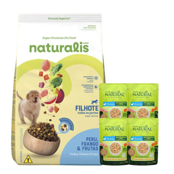 Imagen de Alimento NATURALIS Perro Cachorro Pavo, Pollo y Fruta 10,1 kg + Regalo