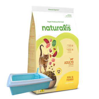 Imagen de Alimento NATURALIS Gato Castrado Pollo y Pavo 7,5 kg + Regalo