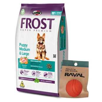 Imagen de Alimento FROST Perro Cachorro Raza Grande 15 + 2 kg + Regalo