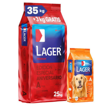 Imagen de Alimento LAGER Perro Adulto Combo 25 + 10 kg