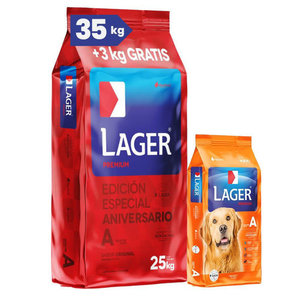 Imagen de Alimento LAGER Perro Adulto Combo 25 + 10 kg