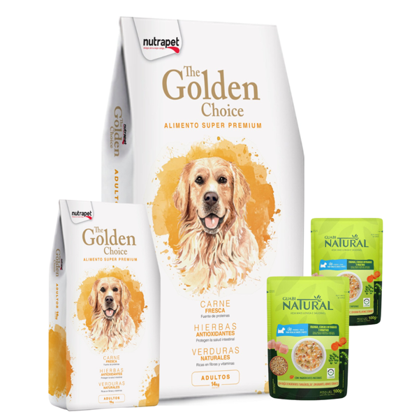 Imagen de Alimento THE GOLDEN CHOICE Perro Adulto Pack 25 kg + Regalo