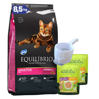 Imagen de Alimento EQUILIBRIO Gato Adulto 7,5 kg + 750 grs + Regalo