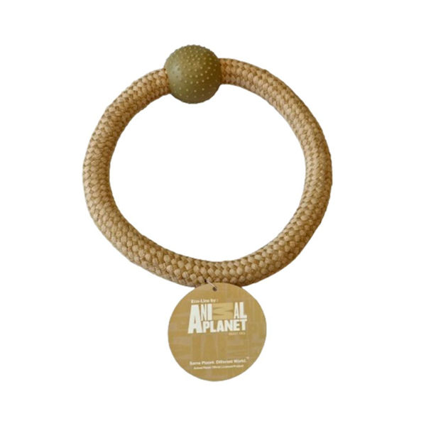 Imagen de Juguete Para Perro ANIMAL PLANET Cuerda Con Pelota 20 cm