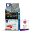Imagen de Alimento BRAVERY Gato Adulto Sabor Salmón 8 kg + Regalo