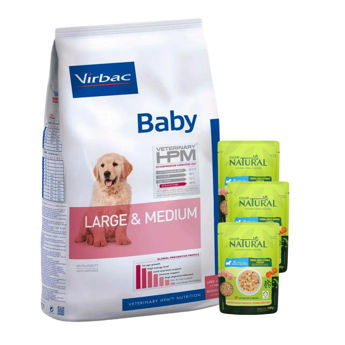 Imagen de Alimento VIRBAC HPM Perro Cachorro Raza Mediana y Grande 12 kg + Regalo