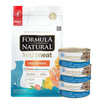 Imagen de Alimento FORMULA NATURAL Fresh Meat Gato Castrado 7 kg + Regalo