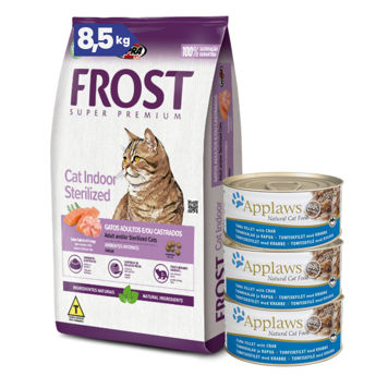 Imagen de Alimento FROST Gato Cat Indoor Castrado 7,5 kg + 1 kg + Regalo