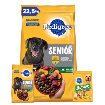 Imagen de Alimento PEDIGREE Perro Senior Carne y Vegetales 21 kg + Regalo