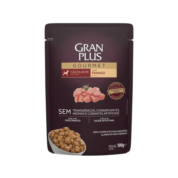 Imagen de Snack Salsa Para Perro GRAN PLUS Cachorro Sabor Pollo 100 grs