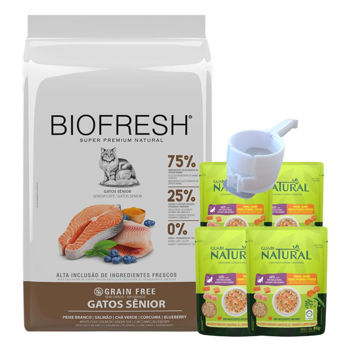Imagen de Alimento BIOFRESH Gato Senior Pescado Blanco y Salmón 7,5 kg + Regalo