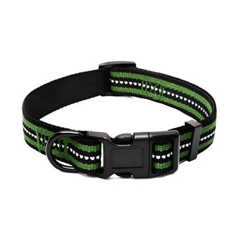 Imagen de Collar Para Perro PAWISE Reflector Verde Talle S