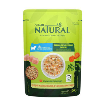 Imagen de Snack Salsa GUABI Natural Perro Pollo, Cereales y Vegetales 100 grs