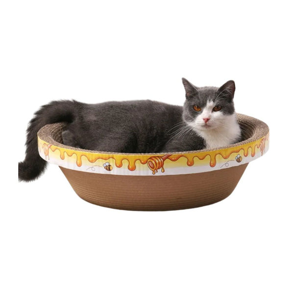 Imagen de Rascador Cama Redondo Para Gato 40x12cm