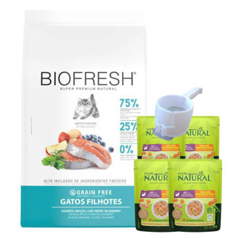 Imagen de Alimento BIOFRESH Gato Cachorro Salmón 7,5kg + Regalo
