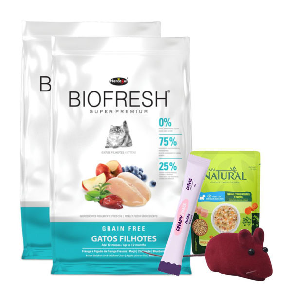 Imagen de Alimento BIOFRESH Gato Cachorro Pollo 3 kg + Regalo