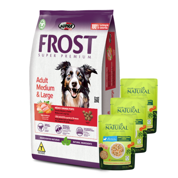 Imagen de Alimento FROST Perro Adulto Raza Mediana y Grande 15 + 2 kg + Regalo