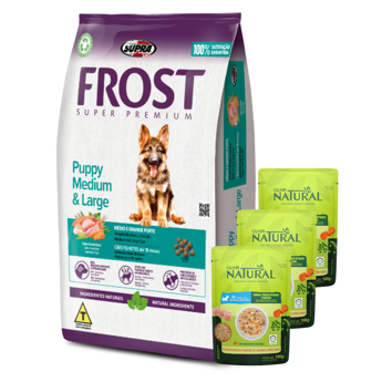 Imagen de Alimento FROST Perro Cachorro Raza Grande 15 + 2 kg + Regalo