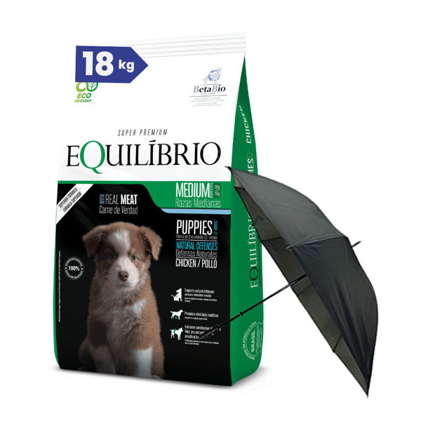 Imagen de Alimento EQUILIBRIO Perro Cachorro Todas las Razas 15 + 3 kg + Regalo