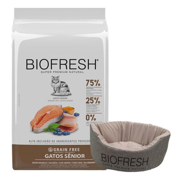 Imagen de Alimento BIOFRESH Gato Senior Pescado Blanco y Salmón 7,5 kg + Regalo