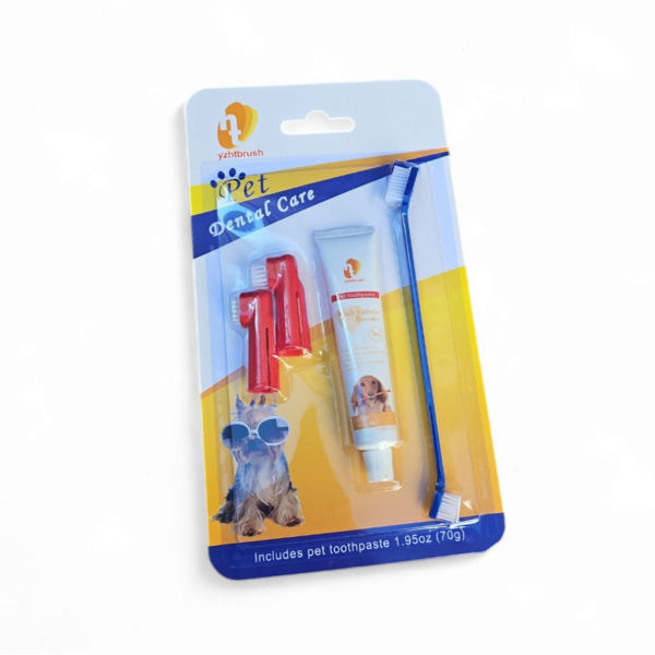Imagen de Set Dental Para Perro Pasta + Cepillo
