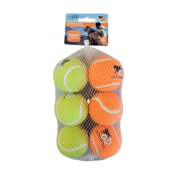 Imagen de Juguete Para Perro AFP Pelota De Tennis X6