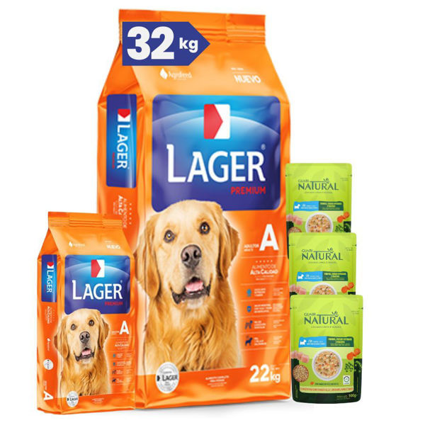 Imagen de Alimento LAGER Perro Adulto 22 + 10 kg + Regalo