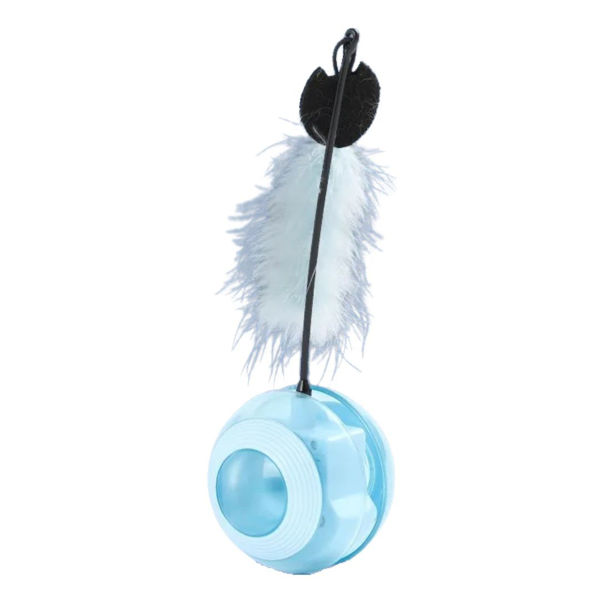 Imagen de Juguete Para Perro ELITE Pelota Giratoria Con Pluma