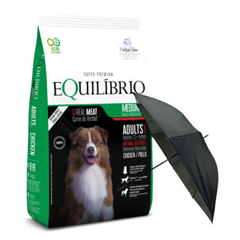 Imagen de Alimento EQUILIBRIO Perro Adulto Active Raza Mediana 15 kg + 3 kg + Regalo