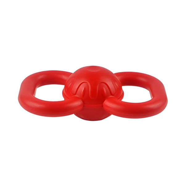Imagen de Juguete Para Perro LILI MASCOTA Mancuerna 2 Agarres Rojo